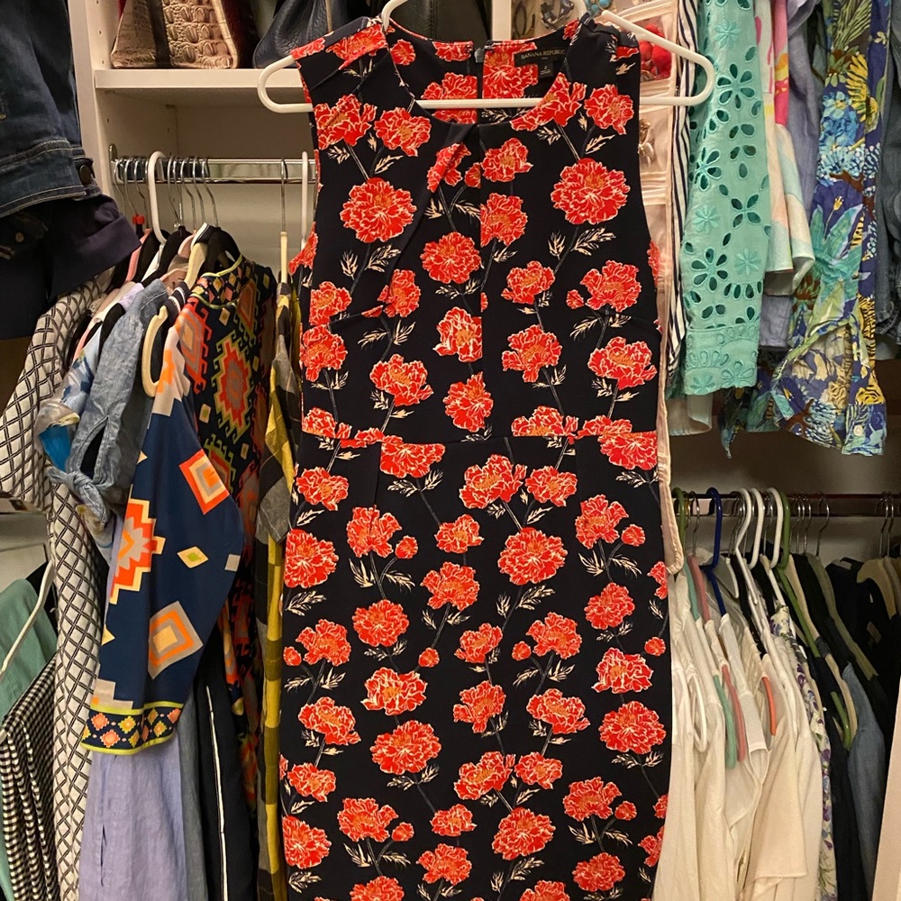 Banana Republic sheath style dress, size 2